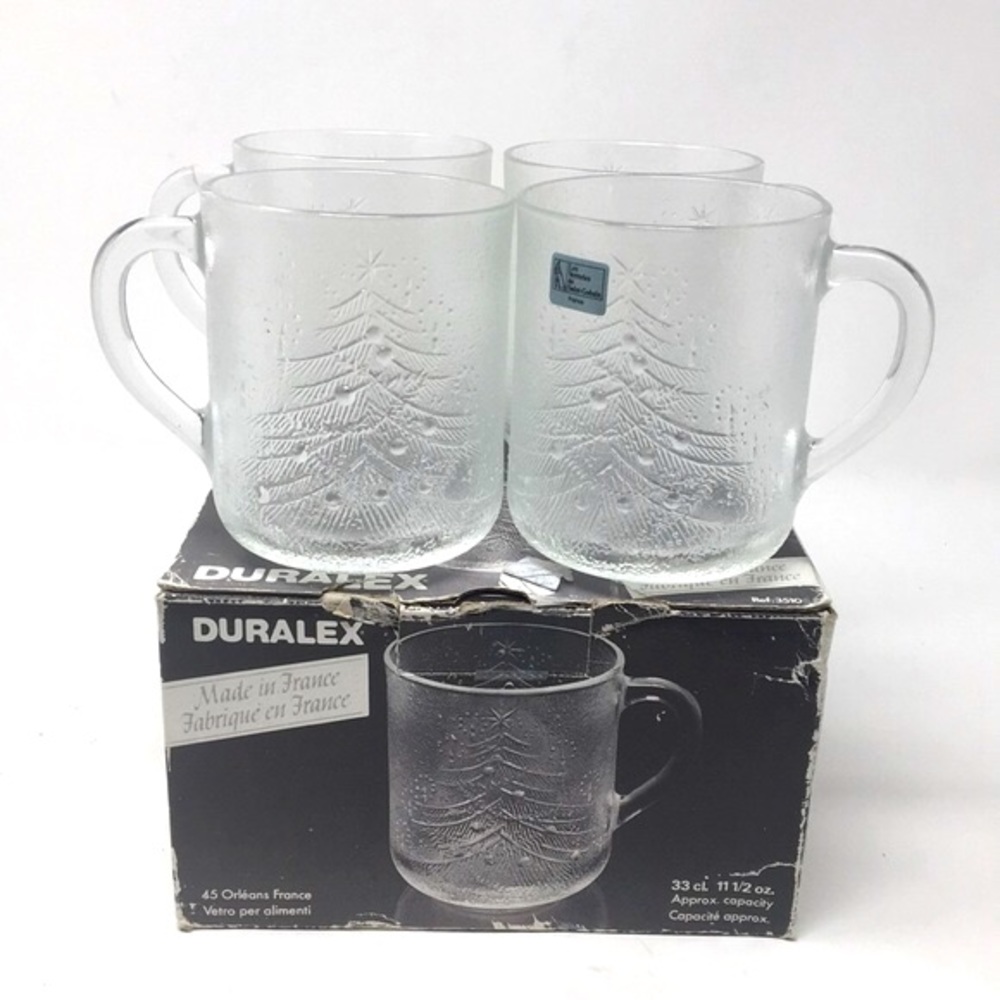 Christmas Tree Mugs Duralex